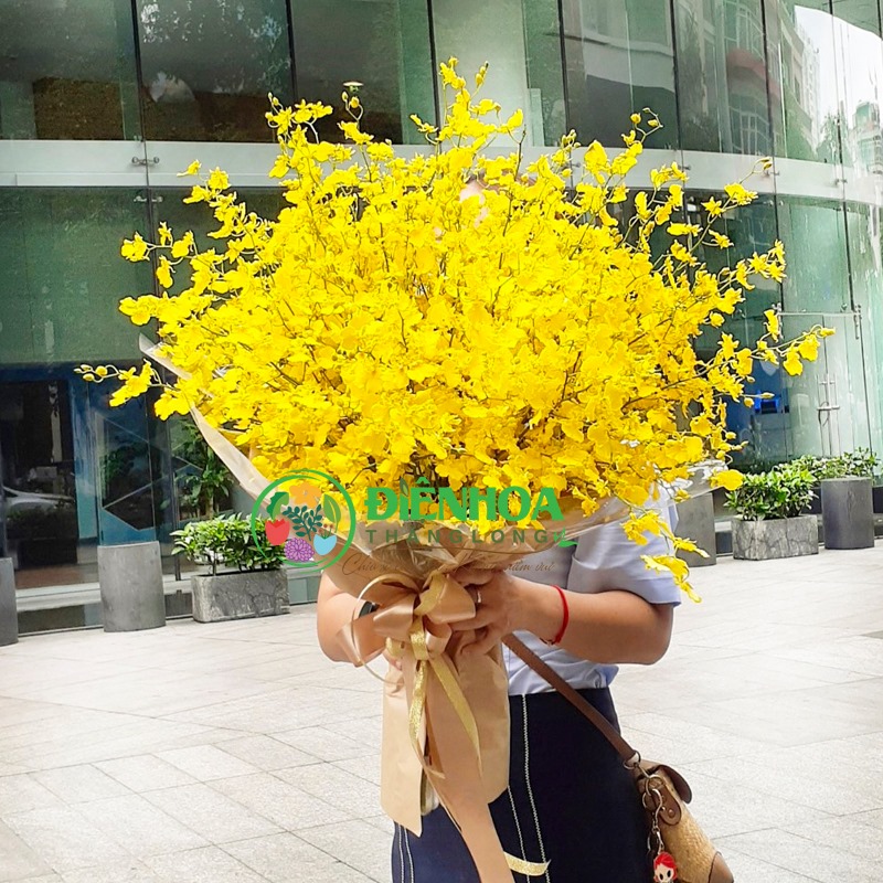 Bó hoa lan vũ nữ tặng sếp