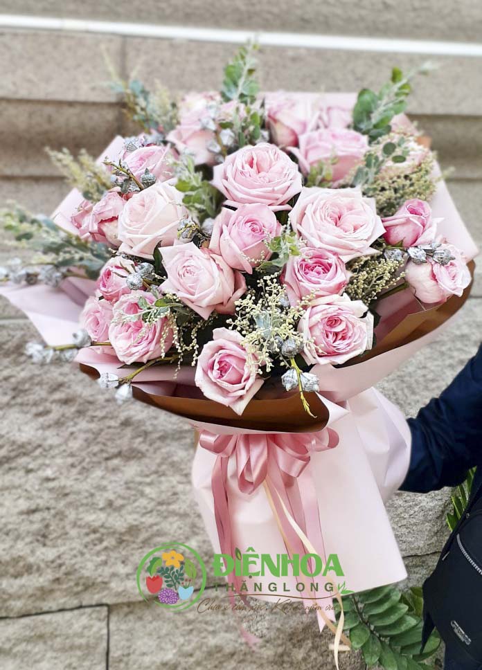 Bó hoa hồng Ohara tuyệt đẹp tặng người yêu