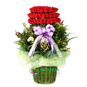 99 bông hồng đỏ cung bậc tình yêu