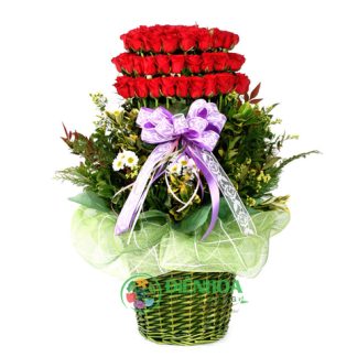 99 bông hồng đỏ cung bậc tình yêu