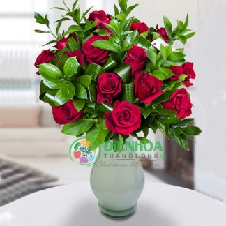Bình hoa hồng đẹp