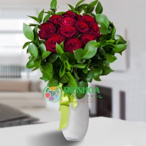 Hoa hồng thả bình Valentine