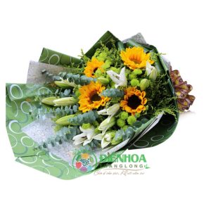 Bó hoa hướng dương tặng mẹ