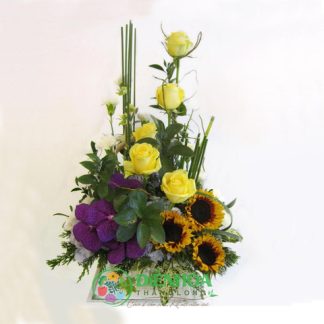 Lẵng hoa văn phòng giá rẻ