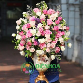 Bình hoa hồng các loại sang trọng