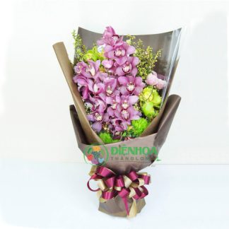 Bó hoa địa lan đẹp