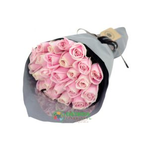 Bó hoa hồng phấn lãng mạn