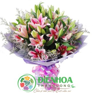 Bó hoa ly hồng tươi đẹp