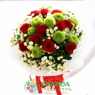 Bó hoa mừng Giáng sinh đẹp