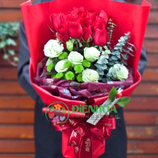 Bó hoa tươi rực rỡ