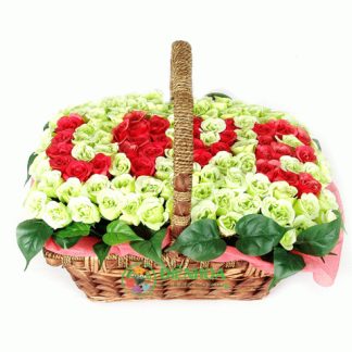 Giỏ hoa tình yêu vĩnh cửu