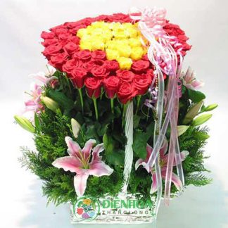 Giỏ hoa tươi VIP