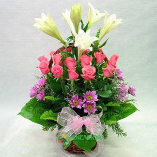 Giỏ hoa yêu thương