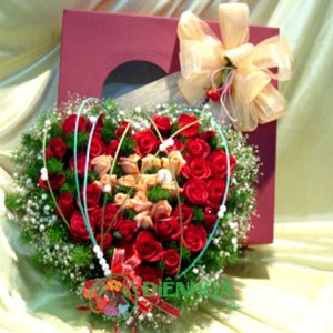 Hoa tình yêu lãng mạn