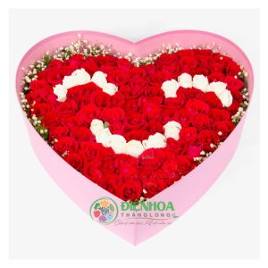Hộp hoa hình mặt cười