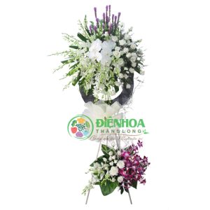 Kệ hoa chia buồn 2 tầng