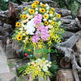 Kệ hoa mừng khai trương công ty