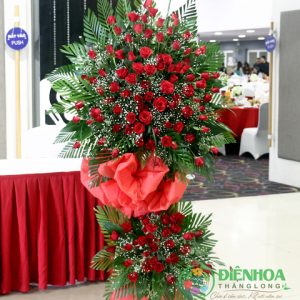 Lẵng hoa khai trương cửa hàng