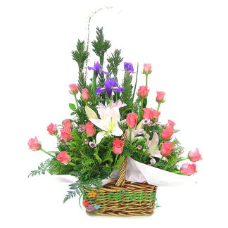 Lẵng hoa tình yêu đẹp