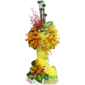 Lẵng hoa tươi chúc mừng đẹp