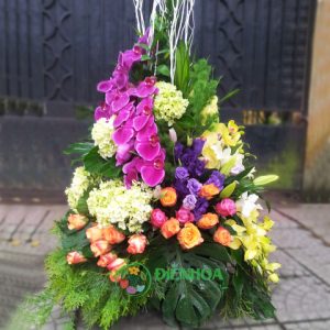 Lẵng hoa tươi VIP sang trọng