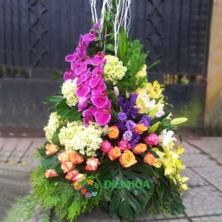 Lẵng hoa tươi VIP sang trọng